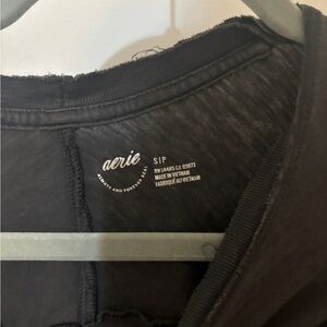 Aerie cropped oversized tee